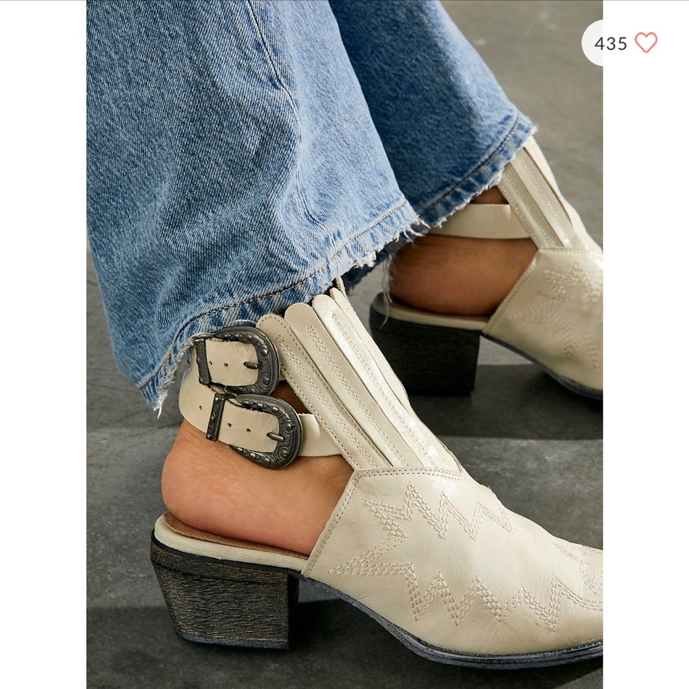 Free People Isabelle Western Mules